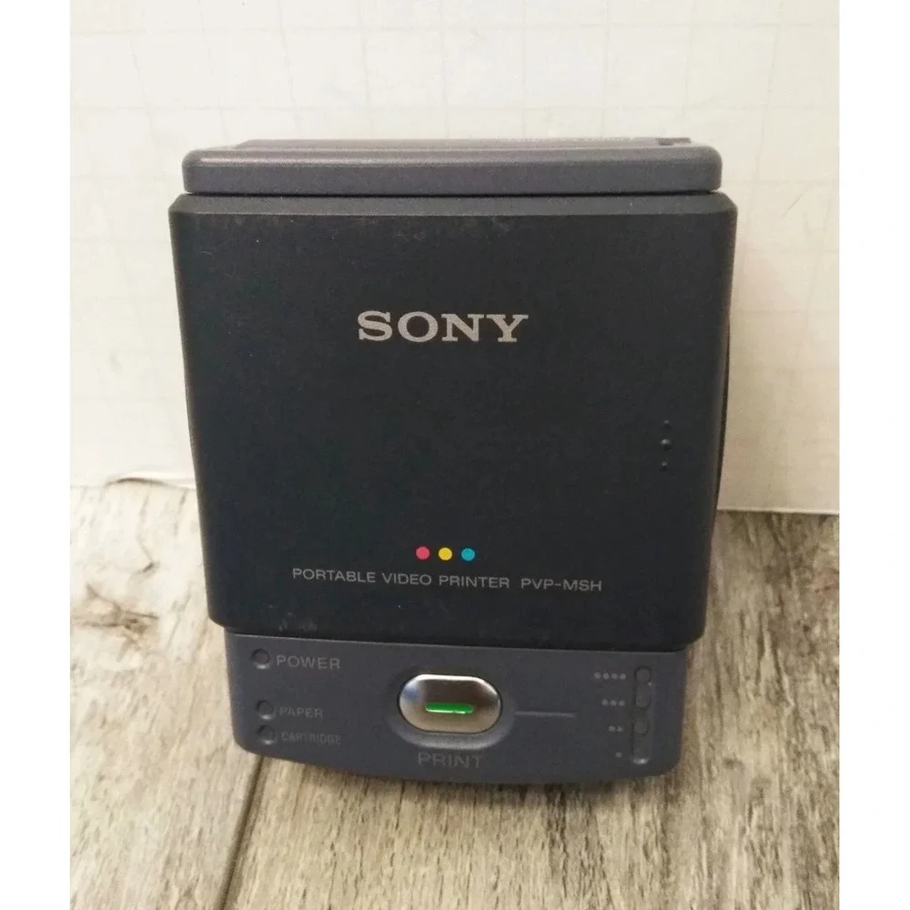 Sony Portable Video Printer PVP-MSH Unit Only‎ Made in Japan Black Vintage